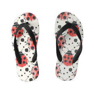 Tongs Enfants Super mignonne fête de coccinelle
