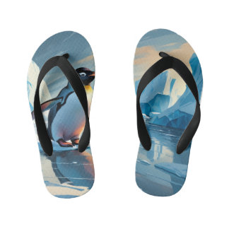 Tongs Enfants Thème Penguin