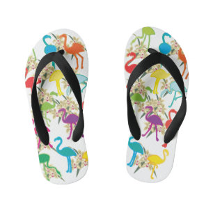 Tongs Enfants Tournesol Flamant rose