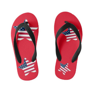 Tongs Enfants Un drapeau américain 4 juillet patriotique célèbre