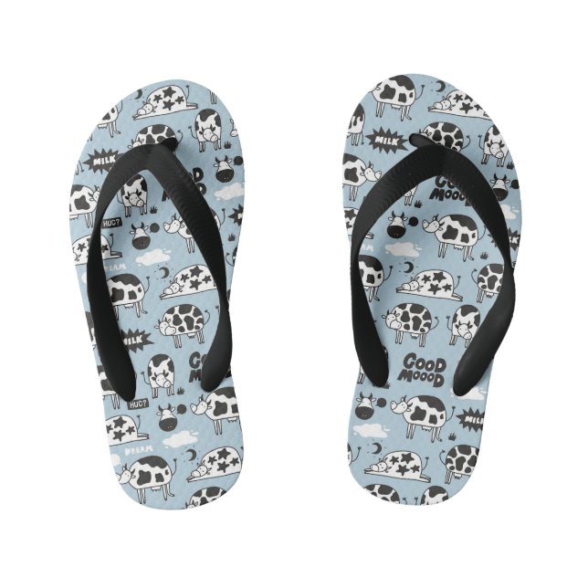 Tongs Enfants Vache et lait (Semelle)