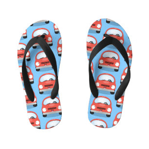 Tongs Enfants Voitures mignonnes kawaii illustration de dessin a