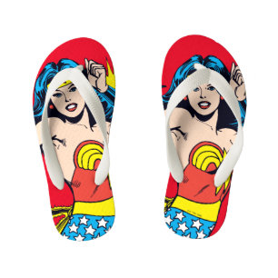 Tongs Enfants Wonder Woman Twist avec des menottes brillantes