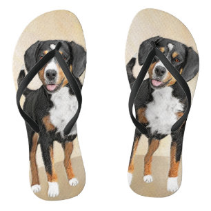 Tongs Entlebucher Mountain Dog Peinture - Art original