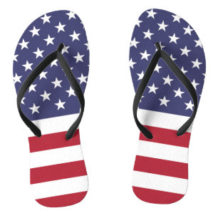 Tongs États-Unis États-Unis Drapeau américain