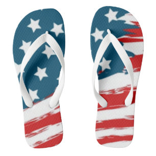 Tongs Étoiles et bandes Flip Flops