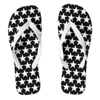 étoiles modernes noir et blanc motif fun mignon