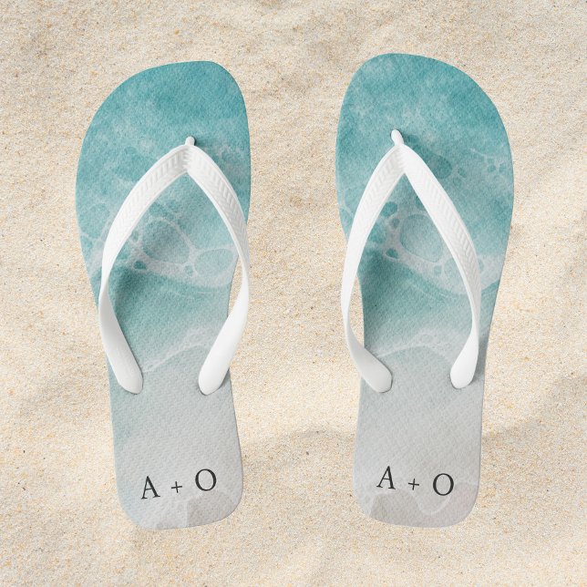 Tongs Faveur du mariage sur la plage (Flip Flops Beach Wedding Favor)