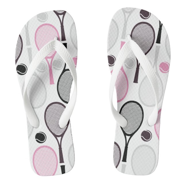 Tongs Femme de Tennis féminine rose et Brown mignonne (Semelle)