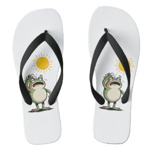 Tongs Femme Grenouille Été Frittant