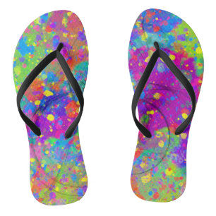 Tongs Fête colorée