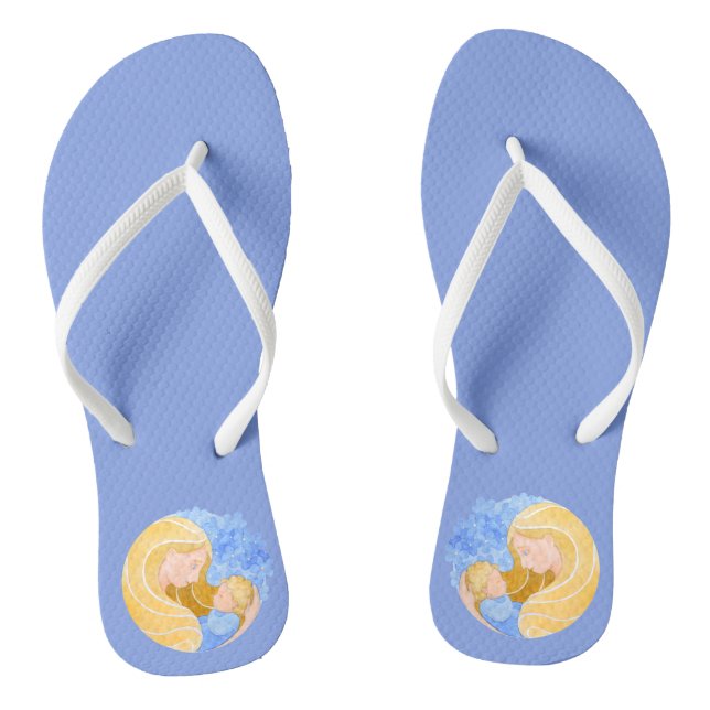 Tongs Fête de la mère et de l'enfant | Retourner les vol (Semelle)