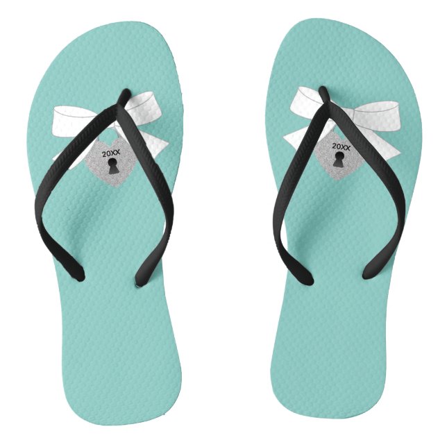 Tongs Fête Douche Anniversaire Tiara Party Flip Flops (Semelle)