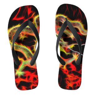 Tongs Feu de dragon sur Lucky Energy