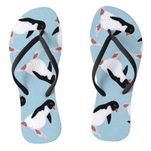 Tongs Feuilles de pingouins