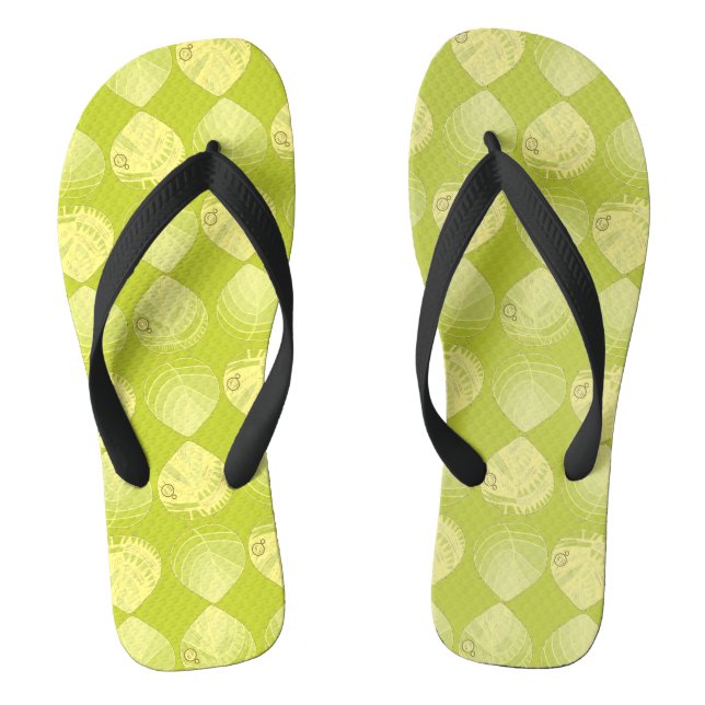 Tongs Feuilles de tête de poisson New Kiwi Lemon (Semelle)