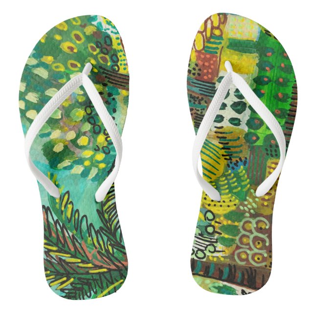Tongs Feuilles pour les vacances d'été (Semelle)