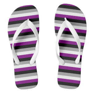 Tongs Fierté asexuelle