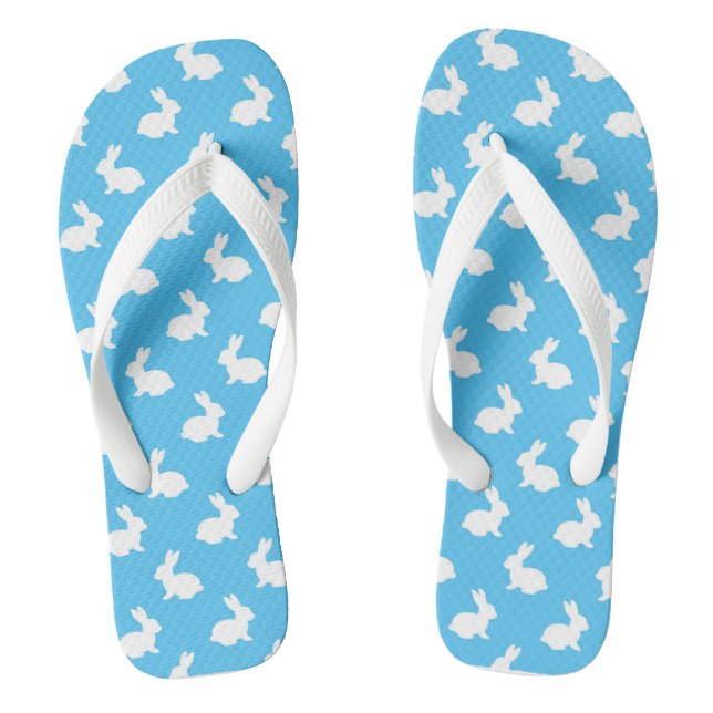 Tongs Flèches de lapin bleu ciel (Semelle)