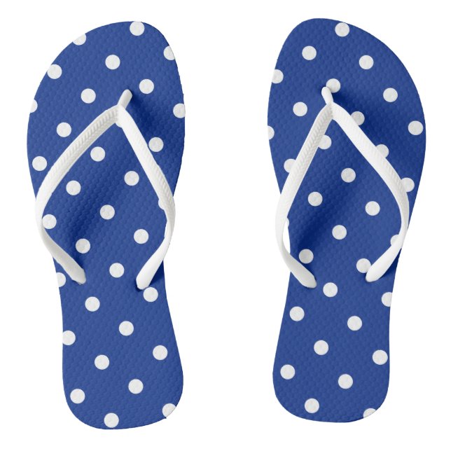 Tongs Flèches Pois bleues (Semelle)