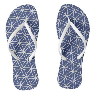 Tongs fleur blanche de vie