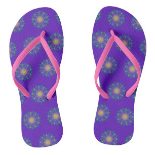 Tongs Fleur De Vie - Mandala Indien 3