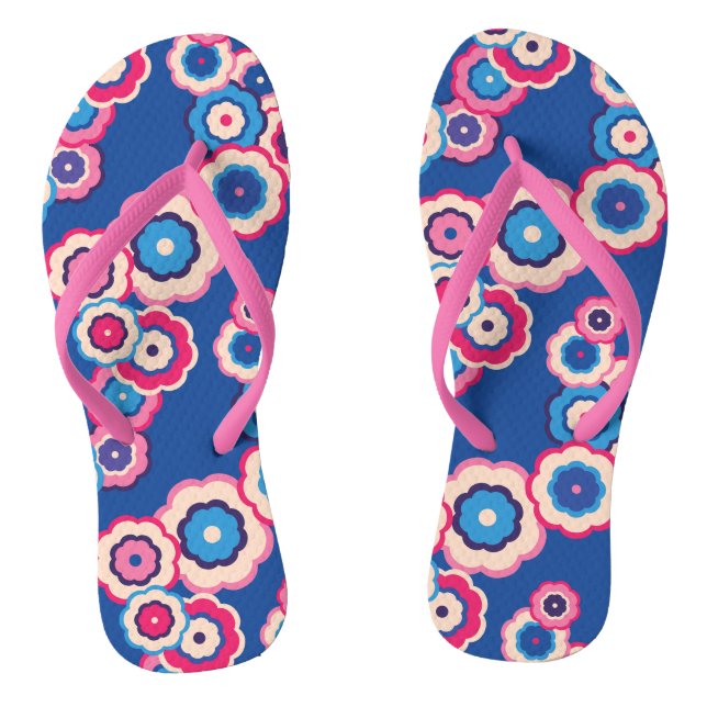 Tongs Fleur retro (Semelle)