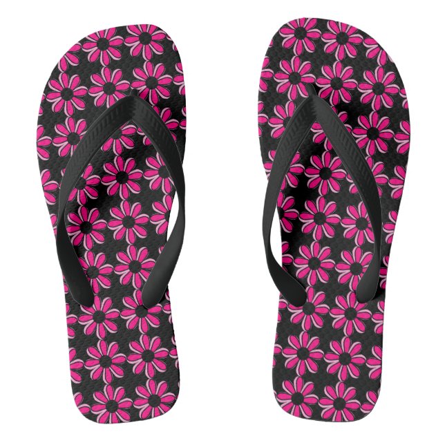 Tongs Fleur rose (Semelle)