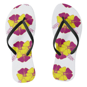 Tongs fleurs