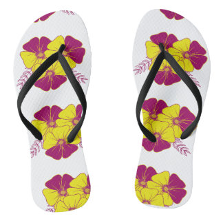 Tongs fleurs