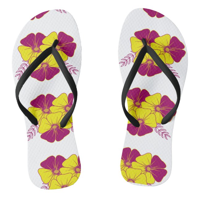 Tongs fleurs (Semelle)