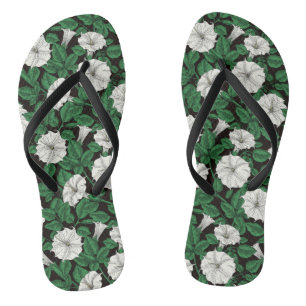 Tongs Fleurs de lune 2