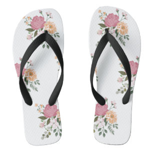 Tongs Fleurs d'eau