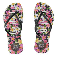 Fleurs tropicales de mariée d'équipe personnalisée