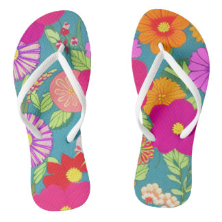 Tongs Fleurs tropicales Flip Flops