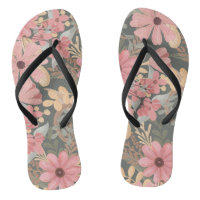 Fleurs vertes rose Sage Laisser Motif Aquarelle