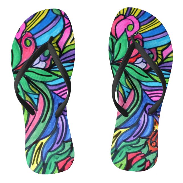 Tongs Flip Flop de la célébration de l'art mondial (Semelle)