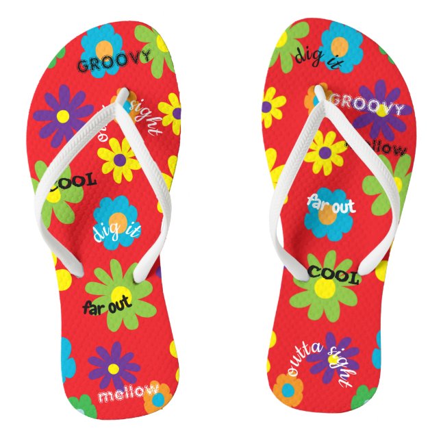 Tongs Flip Flops adultes "Fleurs Super" Flip Flops (Semelle)