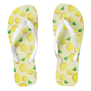 Tongs Flip Flops citrons
