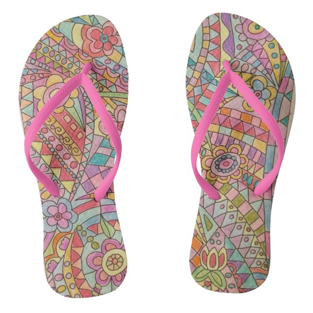 Tongs Flip Flops femmes, Slim Straps (Semelle)