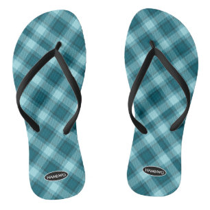Tongs Flip-flops Plaid pour femmes HAMbWG Flip Flops pou