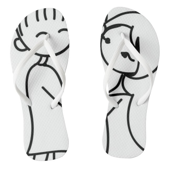 Tongs Flip Flops Saint Valentin (Semelle)