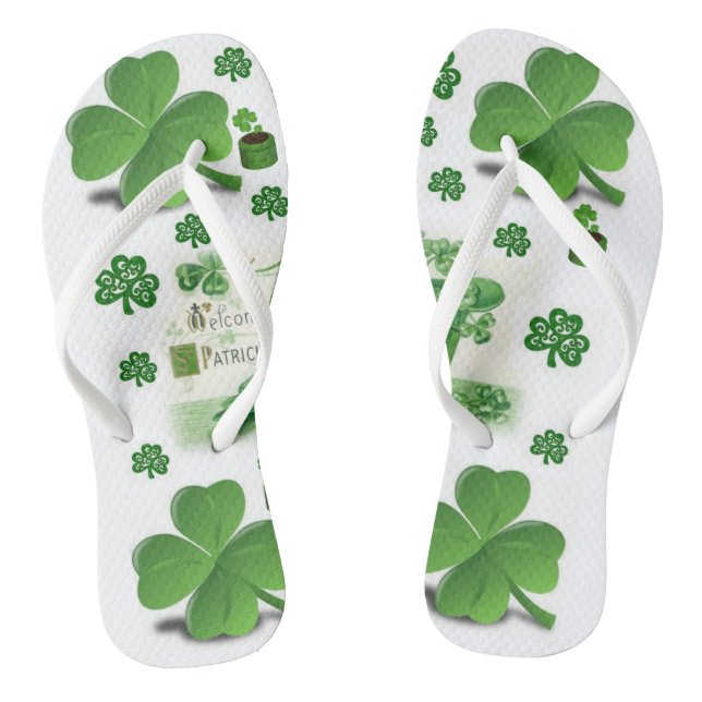 Tongs Flip Flops St. Patrick's Day (Semelle)