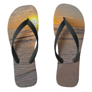 Tongs FlipFlops : Coucher de soleil sur la plage