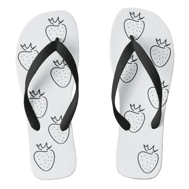 Tongs Flops à lèvres pour adultes, larges bretelles, san (Semelle)