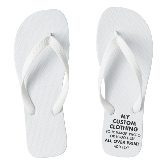 TONGS FLOPS DE FLIP DE SANGLE PERSONNALISÉS SUR MESURE P (Semelle)