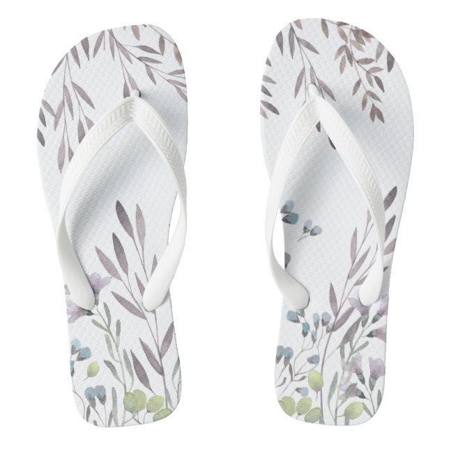 Tongs Floral fleur sauvage (Semelle)