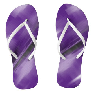 Tongs Formes de fuite violette contrastées
