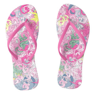 Tongs Fou floral