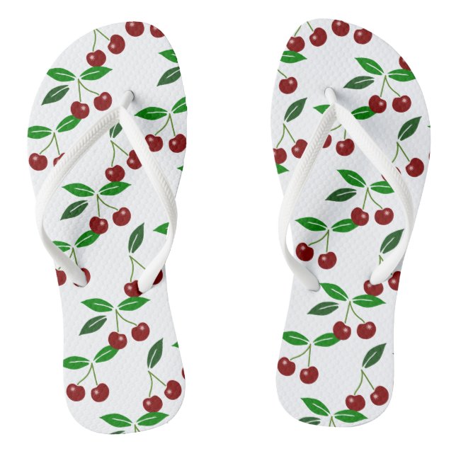 Tongs Fraîche cerise Motif sans joint (Semelle)